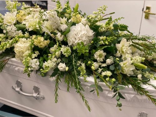 Casket Spray - White